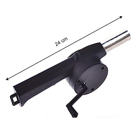 Manual Mini Air Blower, Portable Hand Powered BBQ Crank Fan, Barbecue Fire Bellows For Outdoor, Hand Cranked Air Blower, Portable BBQ Grill Fire Tool, Outdoor Cooking Fire Starter, Camping Ignition Outdoor Camping BBQ Air Blower
