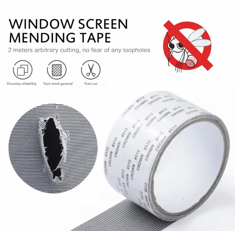 180Cm Net Repairing Window Tape, Self-Adhesive Mosquito Screen Repair Tape, Sticker Tape For Repair Holes Tears