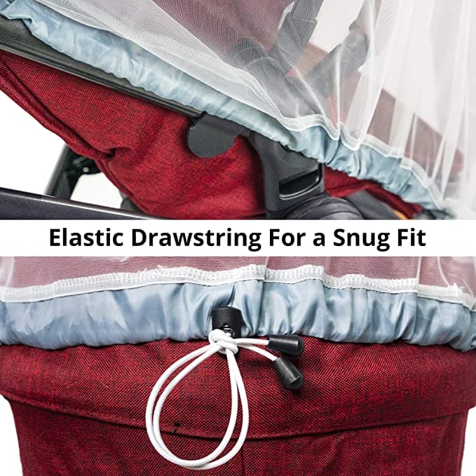 Baby Mosquito Net, Dream Baby Stroller, Mosquito Insect Shield, Fly Baby Net Stroller, Cover Buggy Mesh Pram for Baby Care, Breathable Folding Net, Portable Baby Mesh Net, Mosquito Guard Net