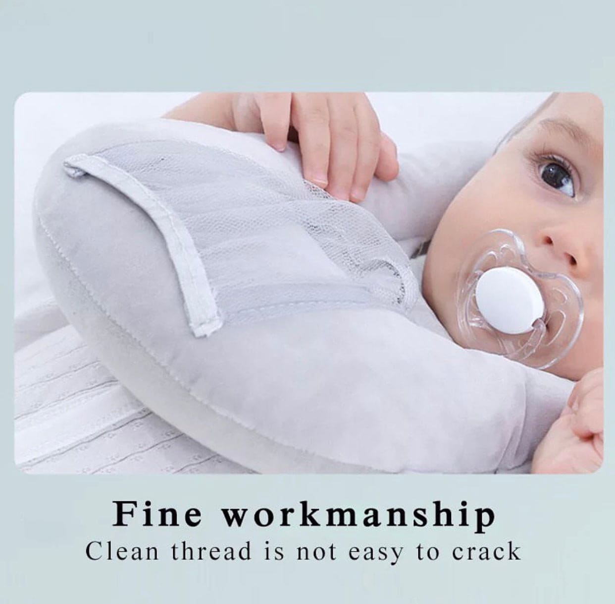 Baby Nursing Pillow Cushion, Infant Anti Roll Toddler Pillow Shape Toddler, Sleeping Positioner Cushion, Feeding Pillow