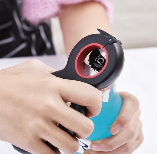 6 in 1 Multifunctional Stainless Steel Bottle Opener, Jar Opener Gripper Pad Easy To Use For Seniors With Arthritis, Beer Ring Corkscrew Kitchen Gadgets