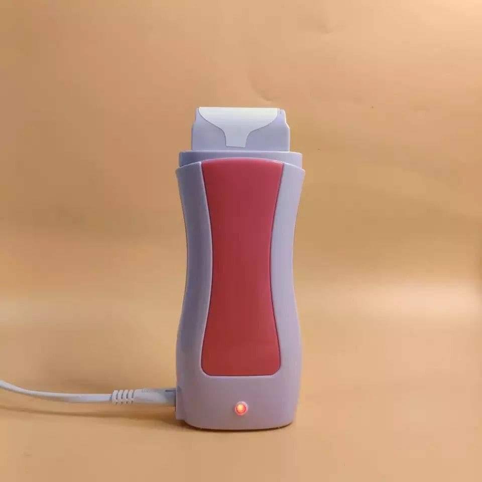 Electric Hair Removal Wax-melt Machine, Heater EU Plug Portable Epilator Roll, Heater Melt Depilation Hair Removal,  SPA Handheld Body Depilatory Machine Hair Removal Tool